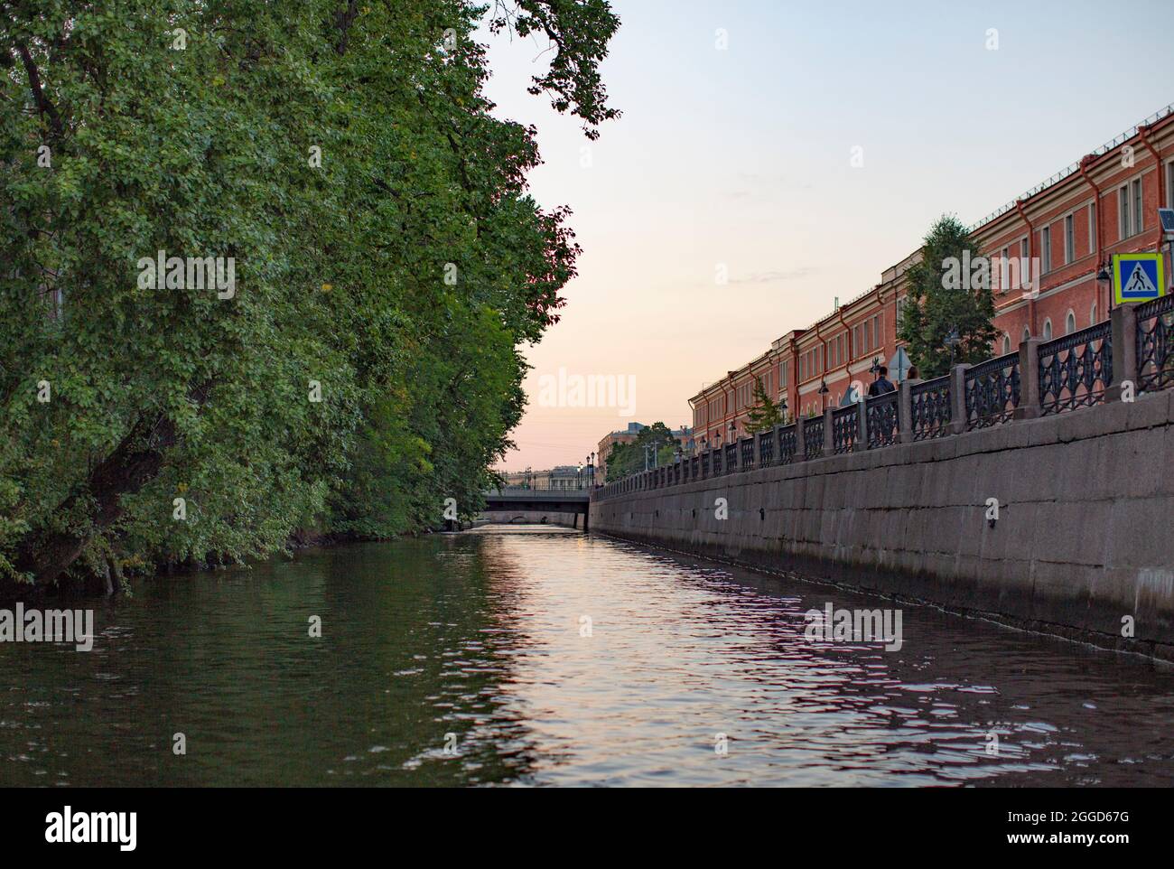 St. Petersburg, Kanäle Stockfoto