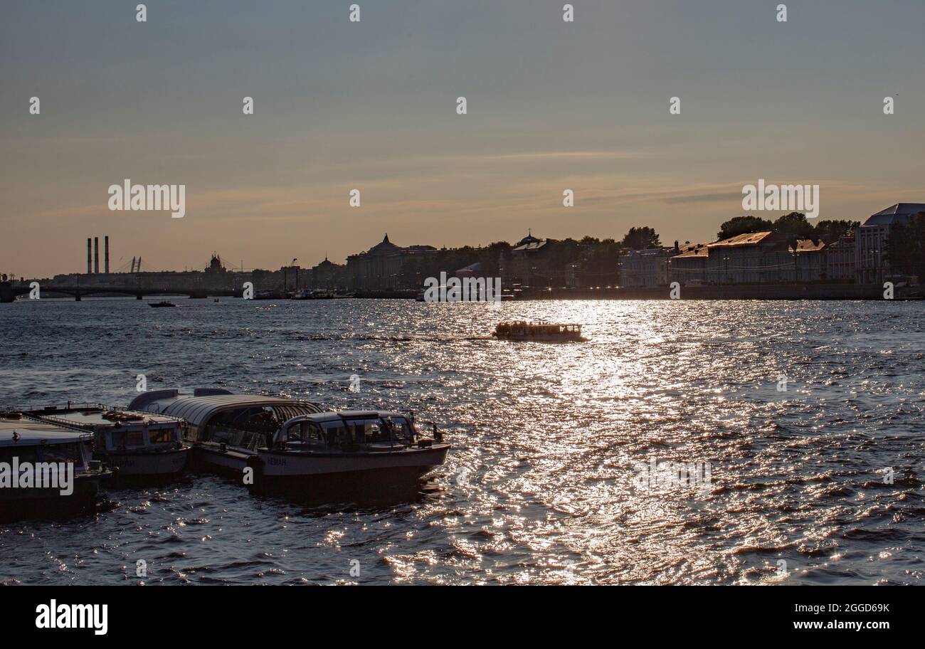 St. Petersburg, Kanäle Stockfoto