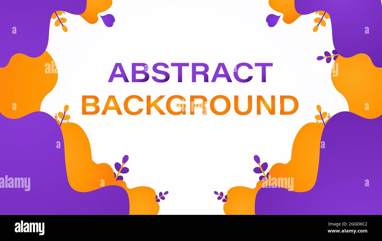 Abstract einfache natürliche florale Hintergrund-Design. Ideal für die Förderung und Marketing-Kampagne Stockfoto