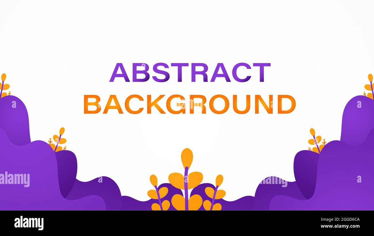 Abstract einfache natürliche florale Hintergrund-Design. Ideal für die Förderung und Marketing-Kampagne Stockfoto