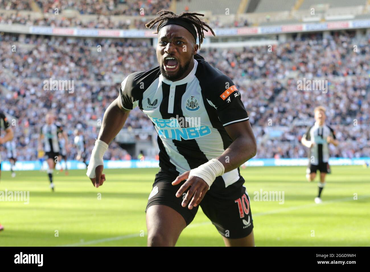 ALLAN SAINT-MAXIMIN, NEWCASTLE UNITED FC, 2021 Stockfoto