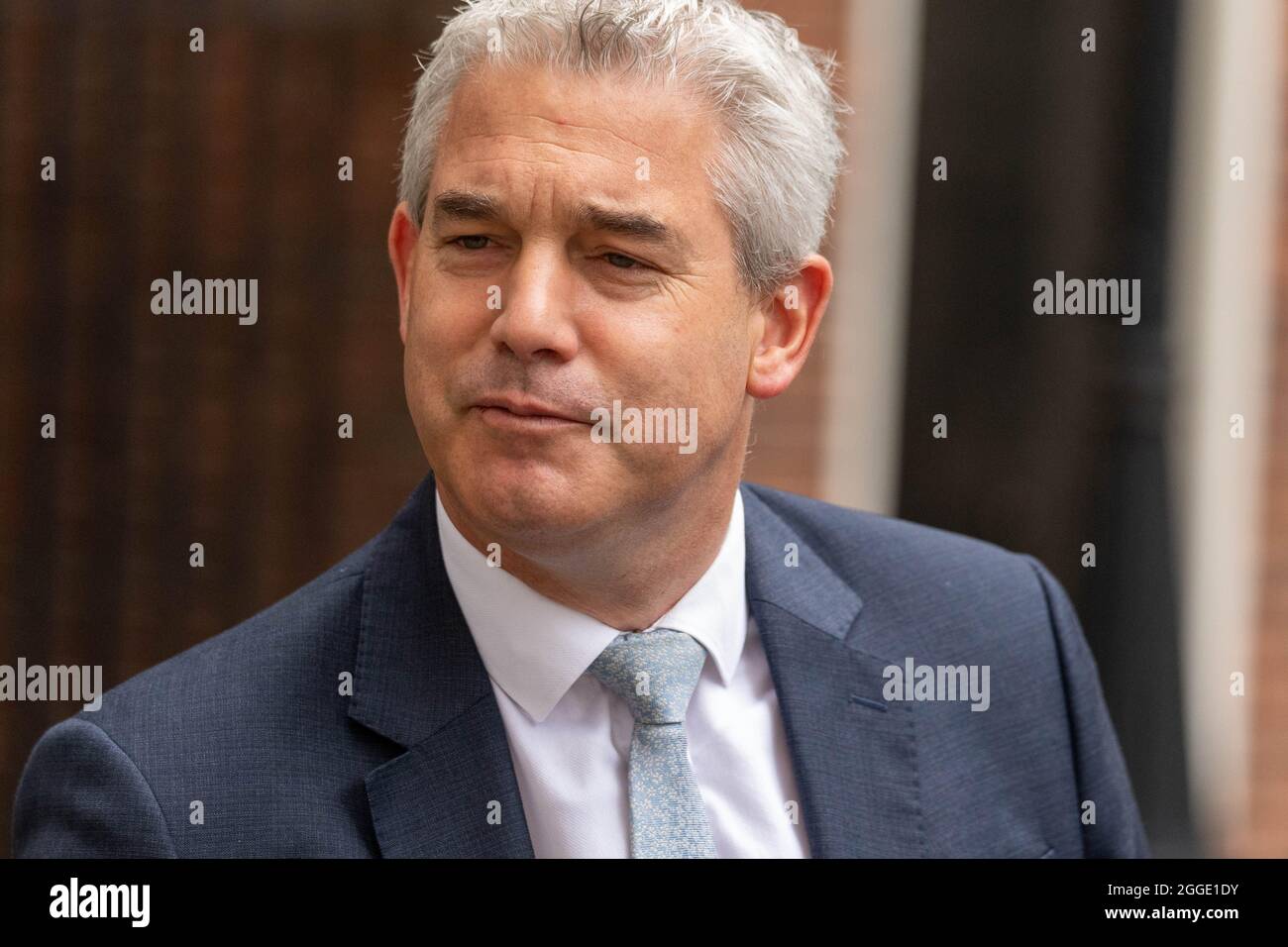 London, Großbritannien. August 2021. Stephen Barclay, Chief Secretary to the Treasury in Downing Street, London, UK Credit: Ian Davidson/Alamy Live News Stockfoto