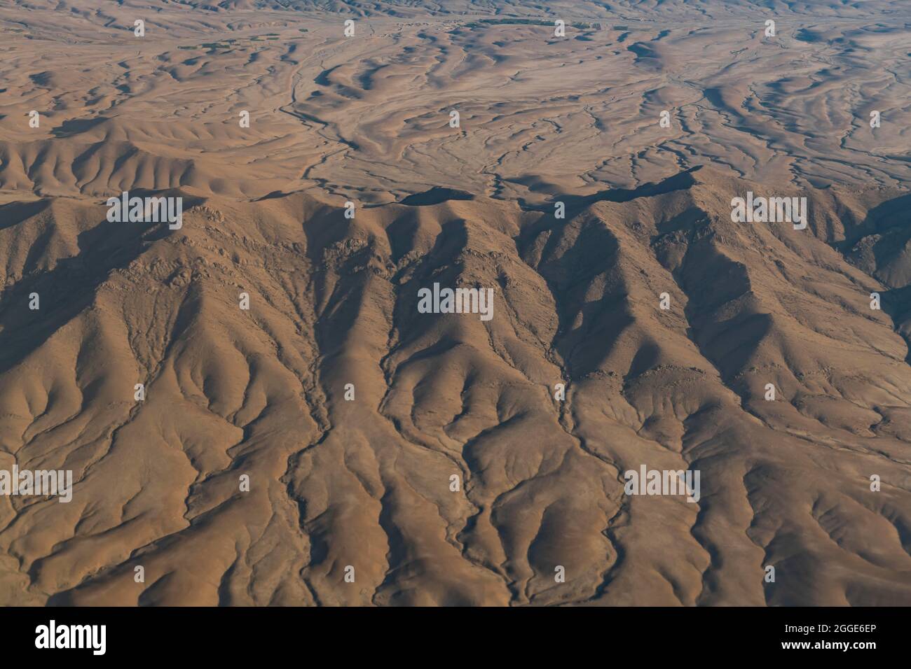 Luftaufnahme von Süd-Afghanistan um Kandahar Stockfoto