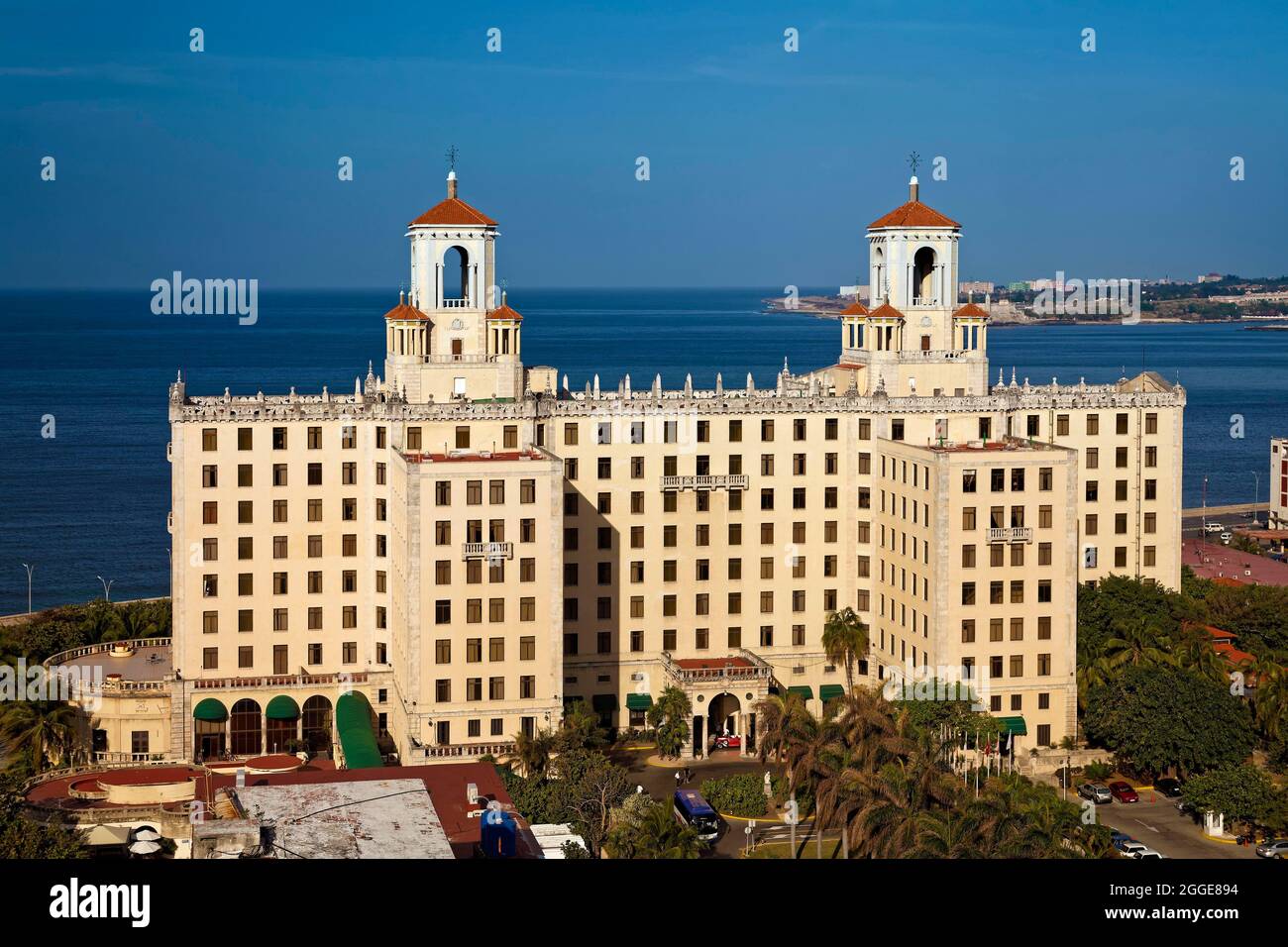 Art déco-Hotel Nacional de Cuba auf dem Hügel Taganana, Stadtteil Vedato, Hauptstadt Havanna, Provinz Havanna, Großantillen, Karibik, Kuba Stockfoto
