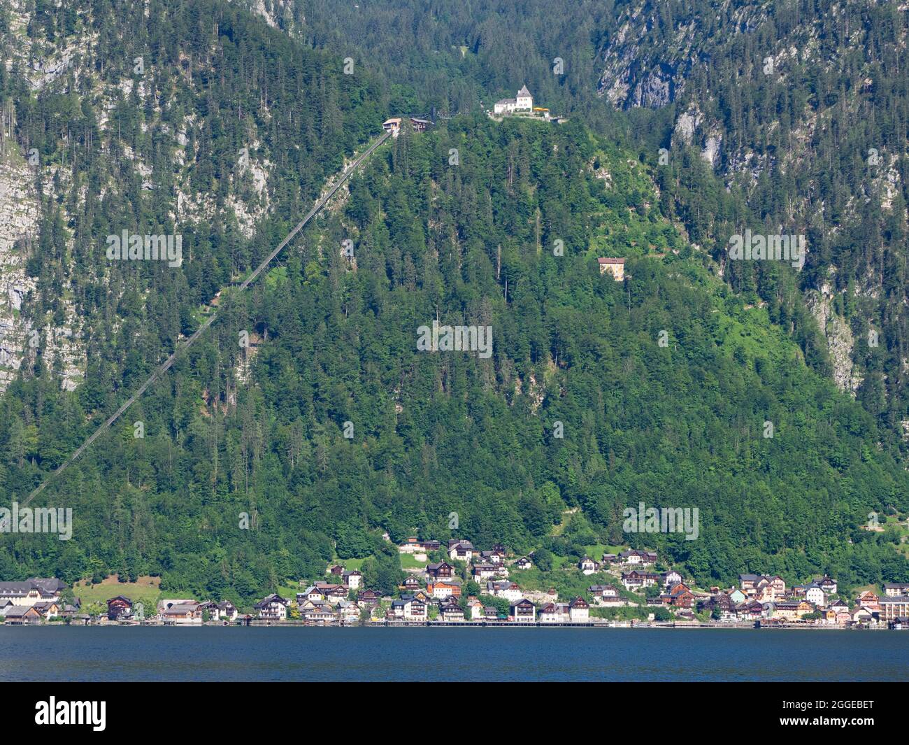 Salzbergbahn, Rudolfsturm und Salzberg, Hallstatt am Hallstättersee