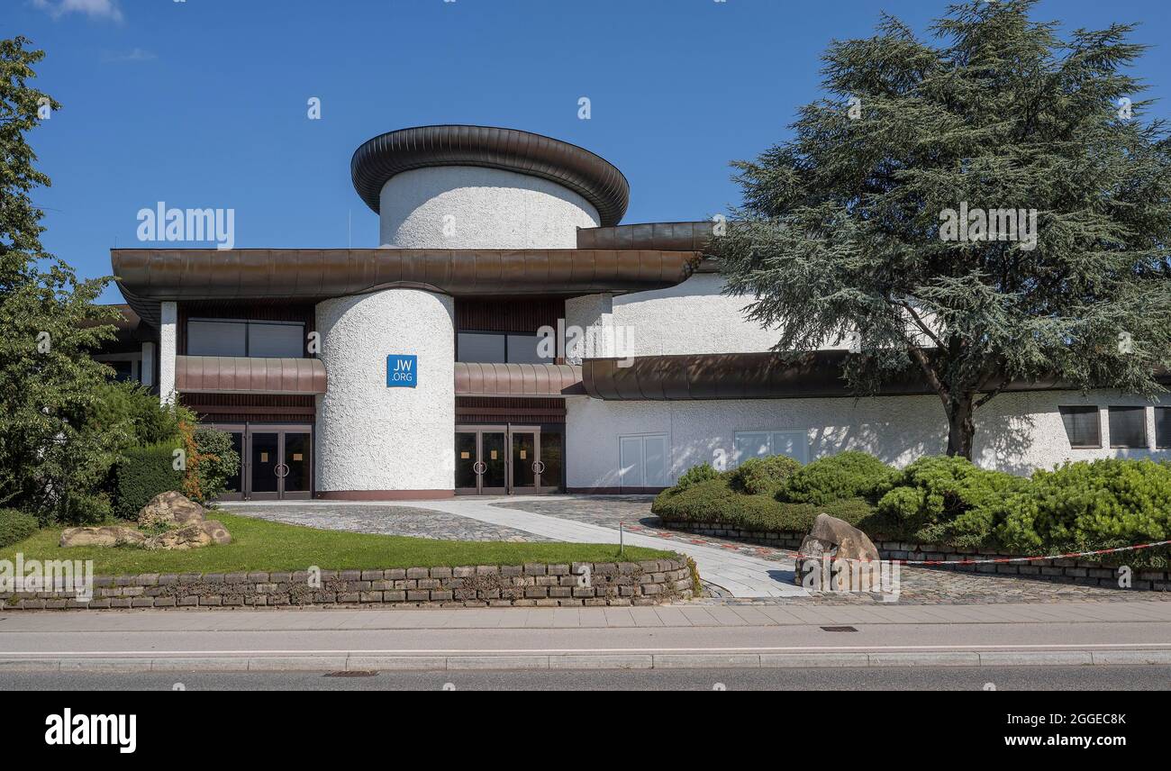 Zeugen Jehovas Kongresshalle in der Riesstraße, München, Oberbayern, Bayern, Deutschland Stockfoto