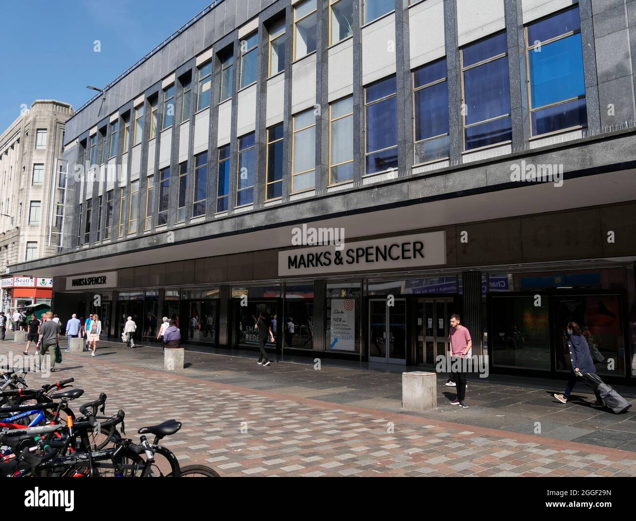 Marks and Spencer, Argyll Street, Glasgow City Centre, Schottland,  Großbritannien Stockfotografie - Alamy