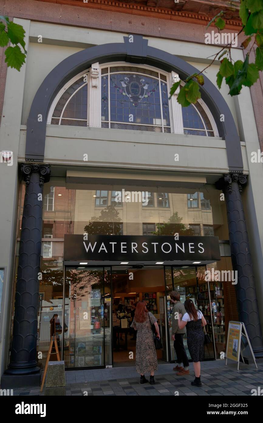 Waterstones Buchladen, Sauchiehall Street, Glasgow City Centre, Schottland, Großbritannien Stockfoto