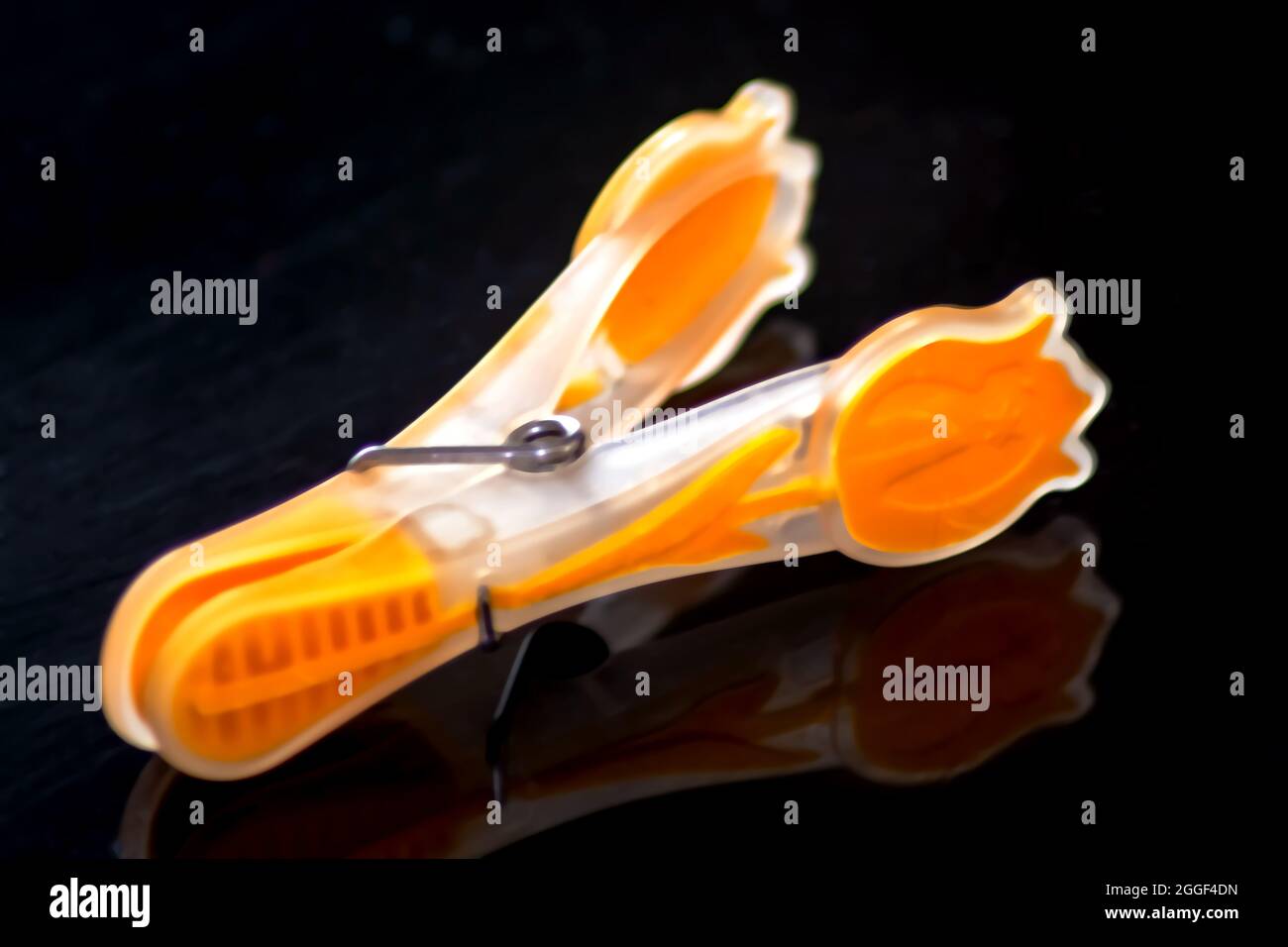 Haushalt : der Kleiderpflock Stockfoto