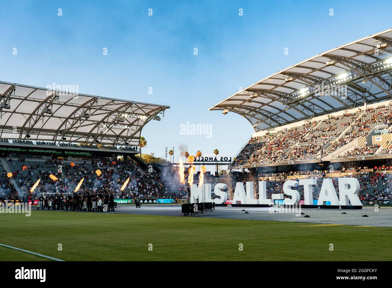 Zeremonien vor dem Spiel beim MLS All Star Game 2021 Stockfoto