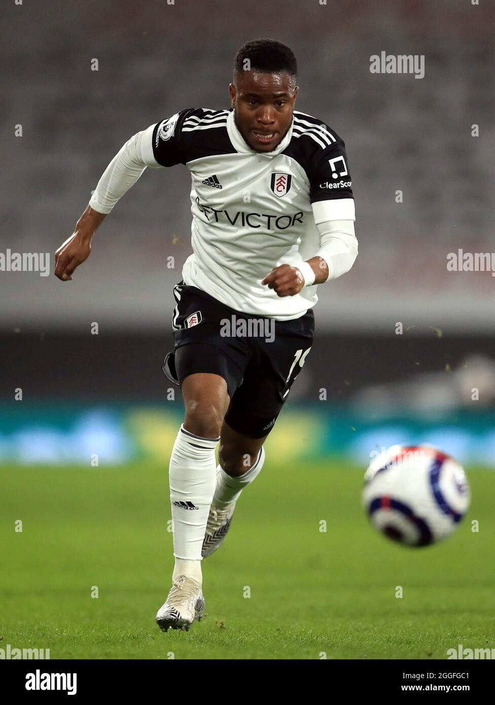 Aktenfoto vom 13-03-2021 von Fulhams Ademola Lookman. Ausgabedatum: Dienstag, 31. August 2021. Stockfoto