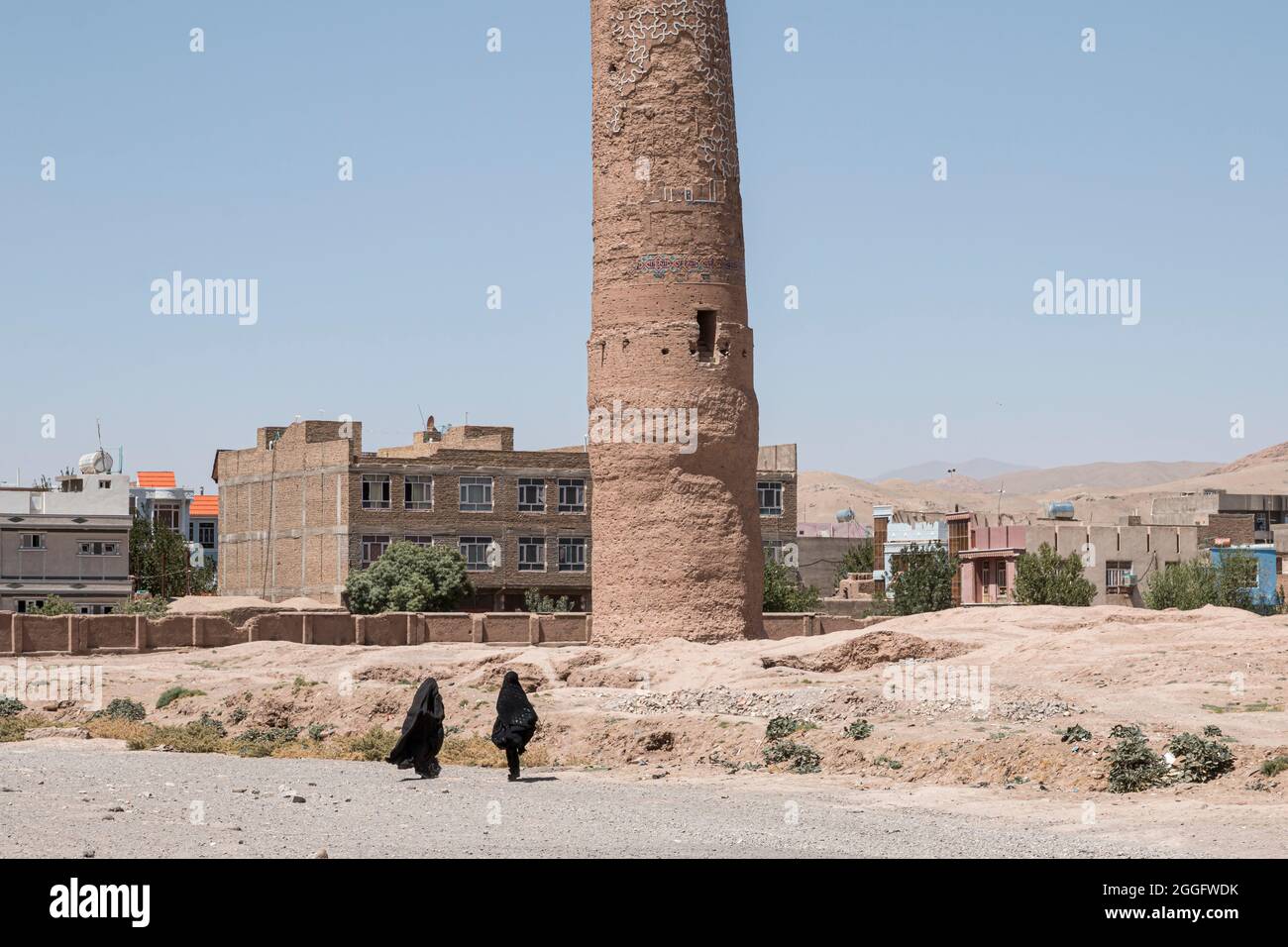 Musalla Minarette aus Herat, Afghanistan Stockfoto