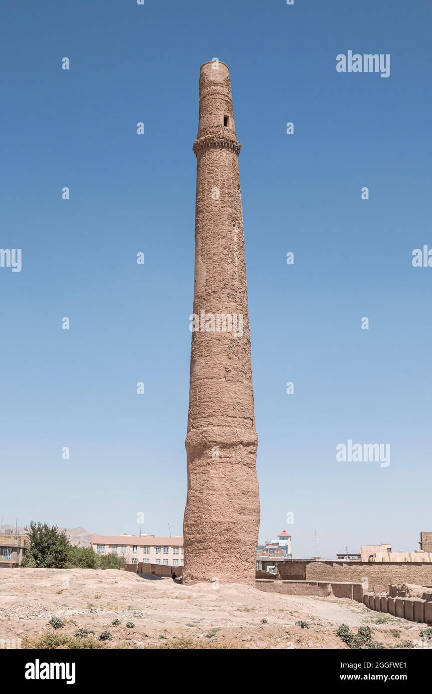 Musalla Minarette aus Herat, Afghanistan Stockfoto