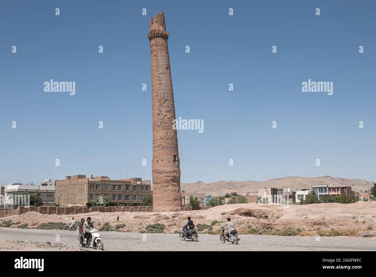 Musalla Minarette aus Herat, Afghanistan Stockfoto