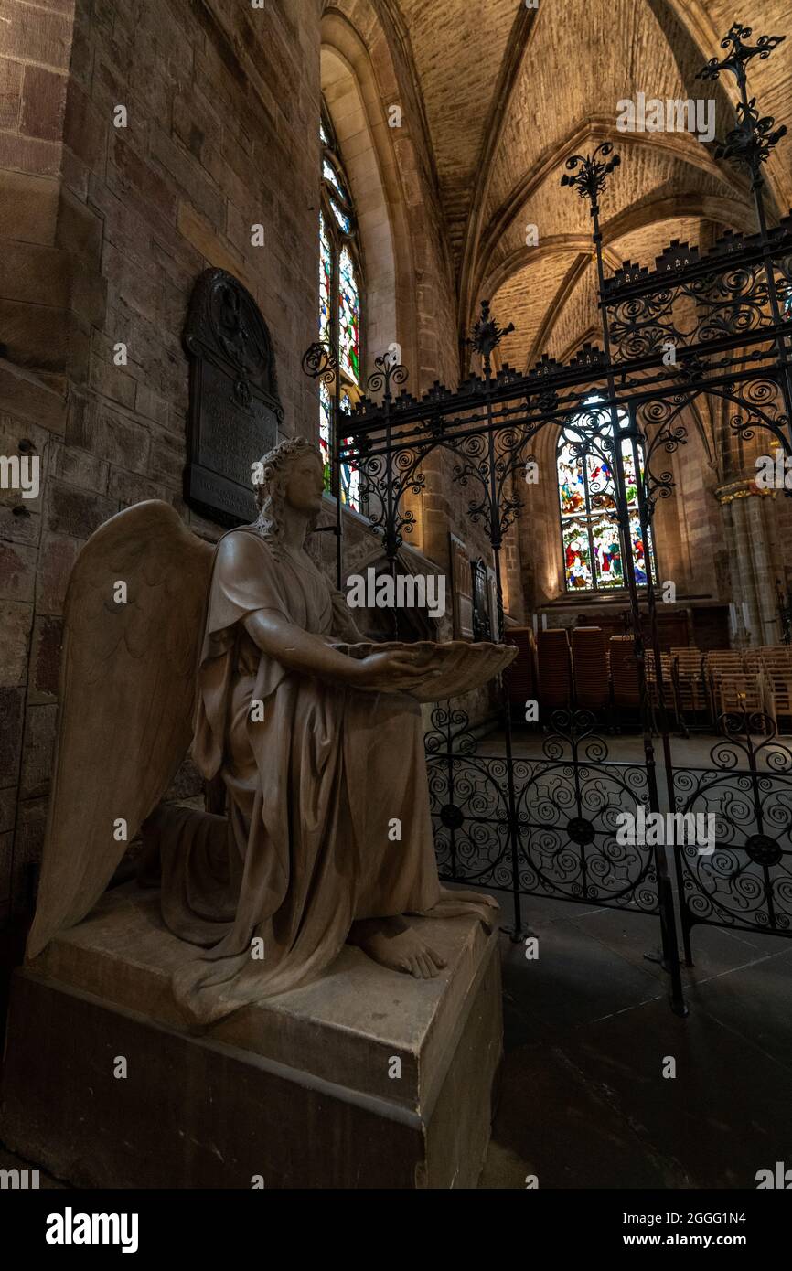 Thistle Chapel in St Giles Cathedral auch High Kirk of Edinburgh in Edinburgh, der Hauptstadt Schottlands, Teil des Vereinigten Königreichs, genannt Stockfoto