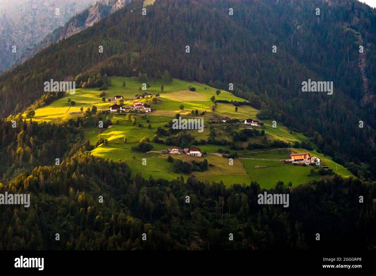 Alm in Südtirol, Italien Stockfoto