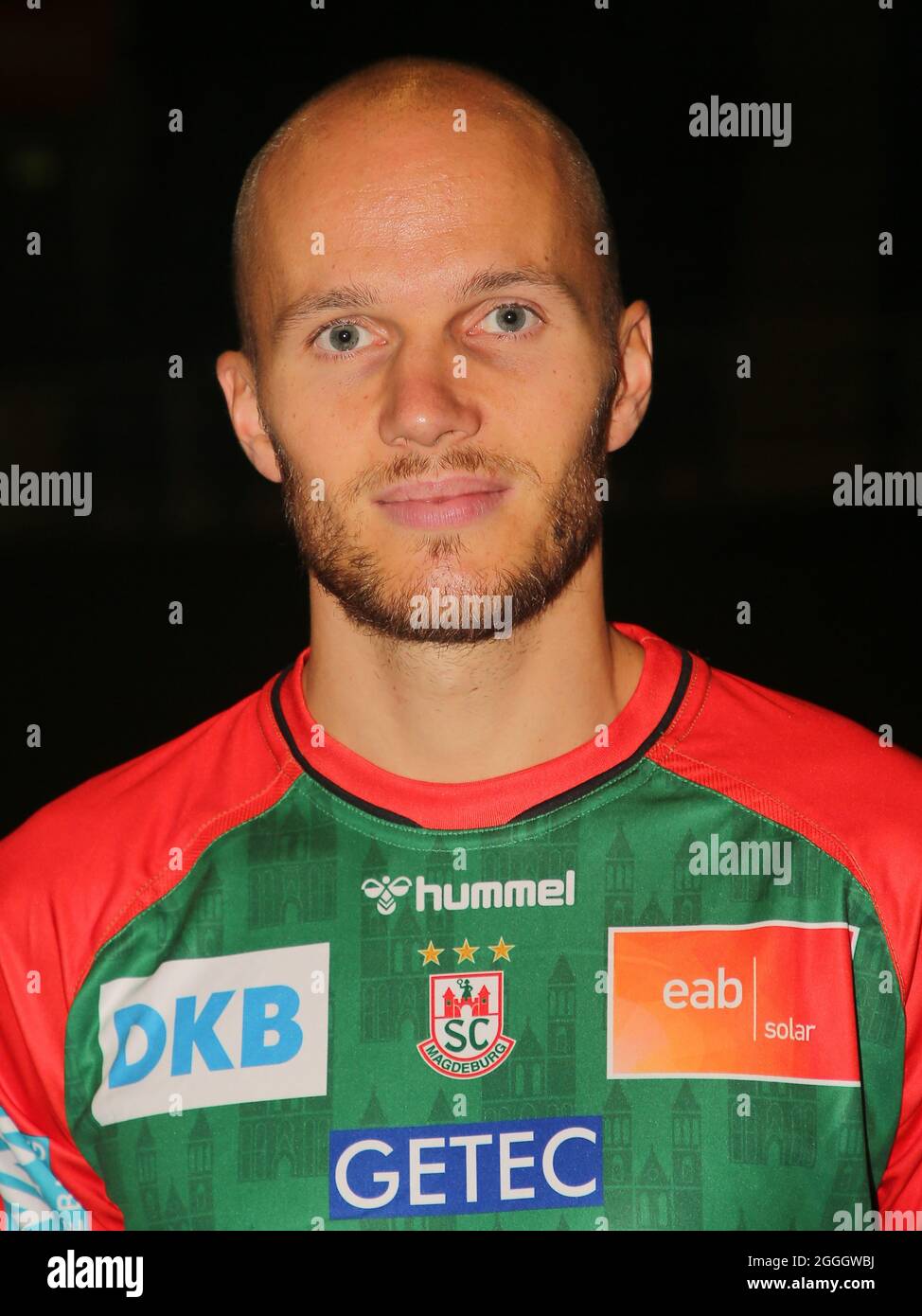 Handballspieler Tim Hornke SC Magdeburg HBL Liqui Moly Handball Bundesliga Saison 2021-22 Stockfoto