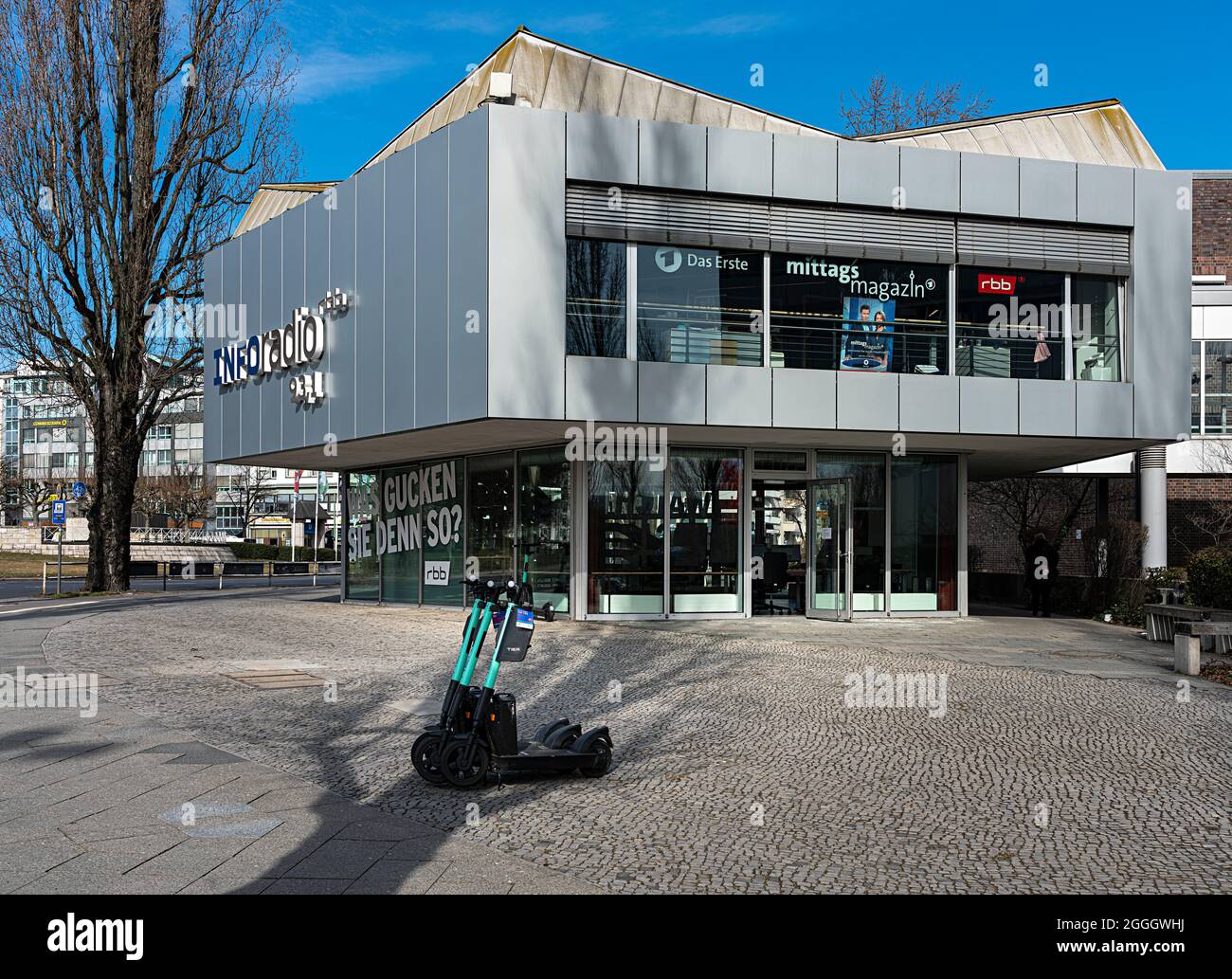 Die Zentrale Des Regionalradios In Berlin Stockfoto