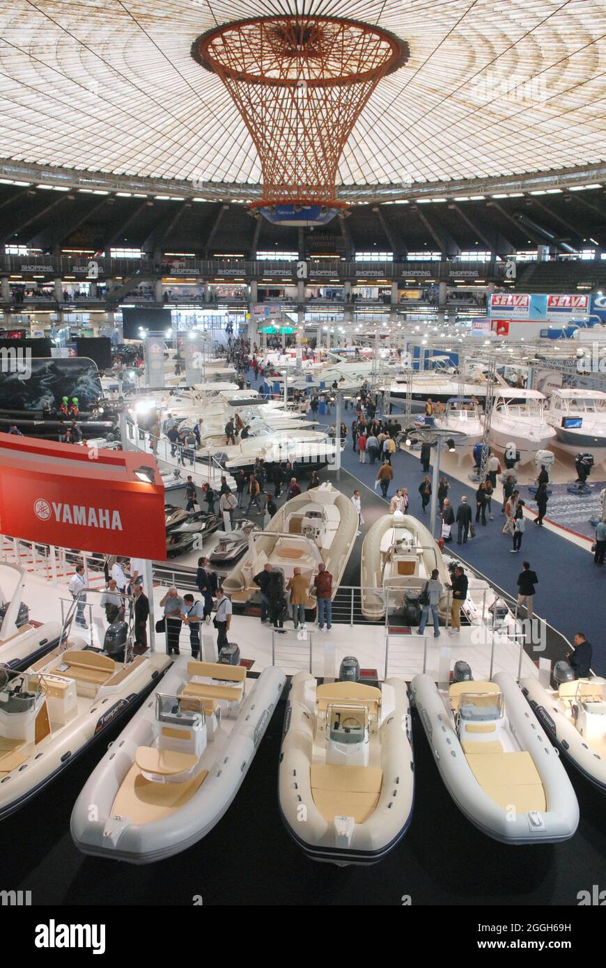 Genua (Italien) Internationale Bootsmesse - Salone Nautico Internazionale di Genova Stockfoto