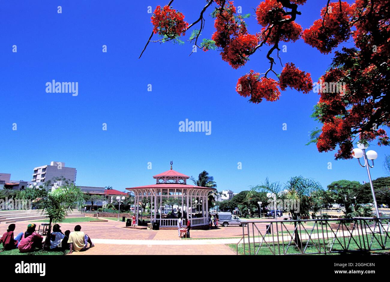 NEUKALEDONIEN. GROSSE INSEL, NOUMEA DORF Stockfoto