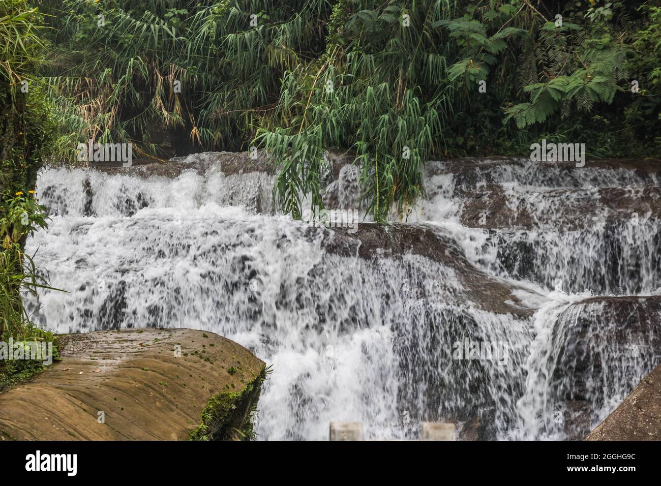 Ramboda-Wasserfall, Nuwara Eliya, Sri Lanka Stockfoto