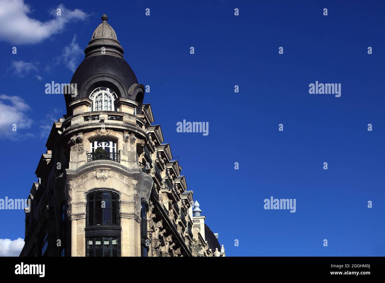 FRANKREICH. PARIS (75) 2. BEZIRK. GEBÄUDE IN DER REAUMUR STRASSE Stockfoto