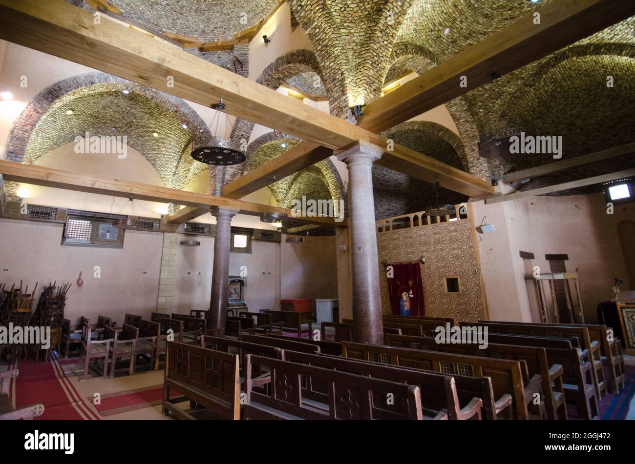 Koptische Kirche Kairo Stockfoto