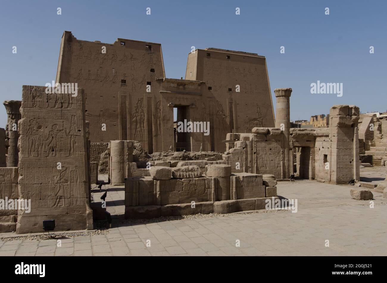 Tempel von Horus, Assuan Stockfoto