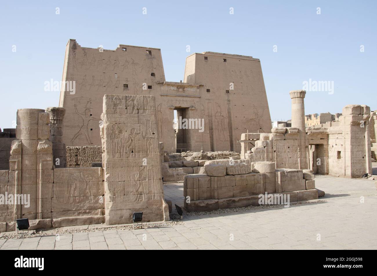 Tempel von Horus, Assuan Stockfoto