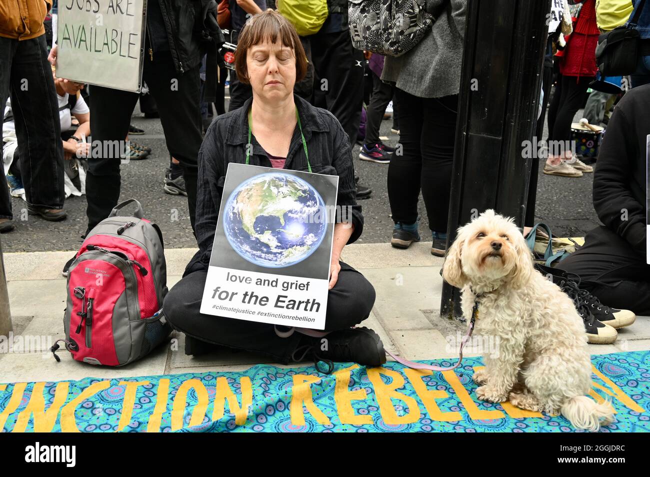 London, Großbritannien. September 2021. Extinction Rebellion Londoner Proteste: Tag Zehn. Greenwash Action Day, Westminster. Kredit: michael melia/Alamy Live Nachrichten Stockfoto