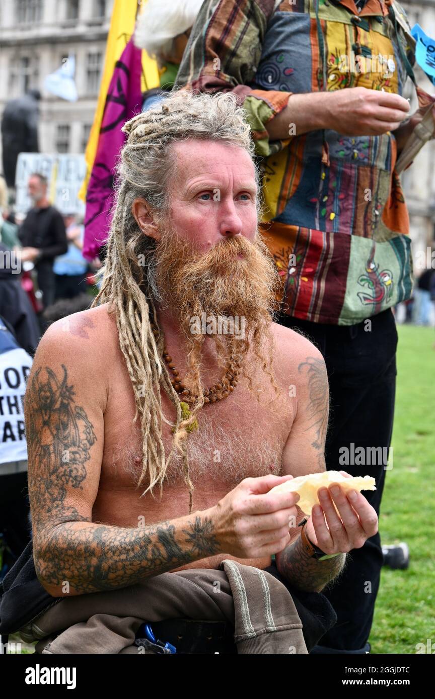 London, Großbritannien. September 2021. Extinction Rebellion Londoner Proteste: Tag Zehn. Greenwash Action Day, Westminster. Kredit: michael melia/Alamy Live Nachrichten Stockfoto