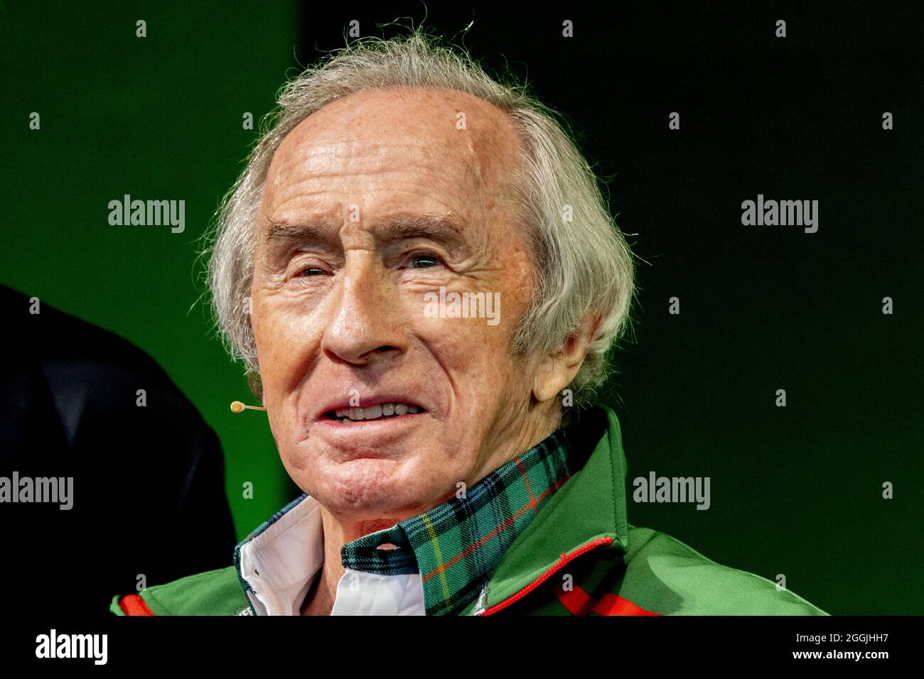 Der ehemalige schottische Formel-1-Fahrer Sir Jackie Stewart nimmt am 1. September 2021 an einer Pressekonferenz im Vorfeld des Großen Preises der Formel 1 in Zandvoort in den Niederlanden Teil. Foto von Robin Utrecht/ABACAPRESS.COM Stockfoto