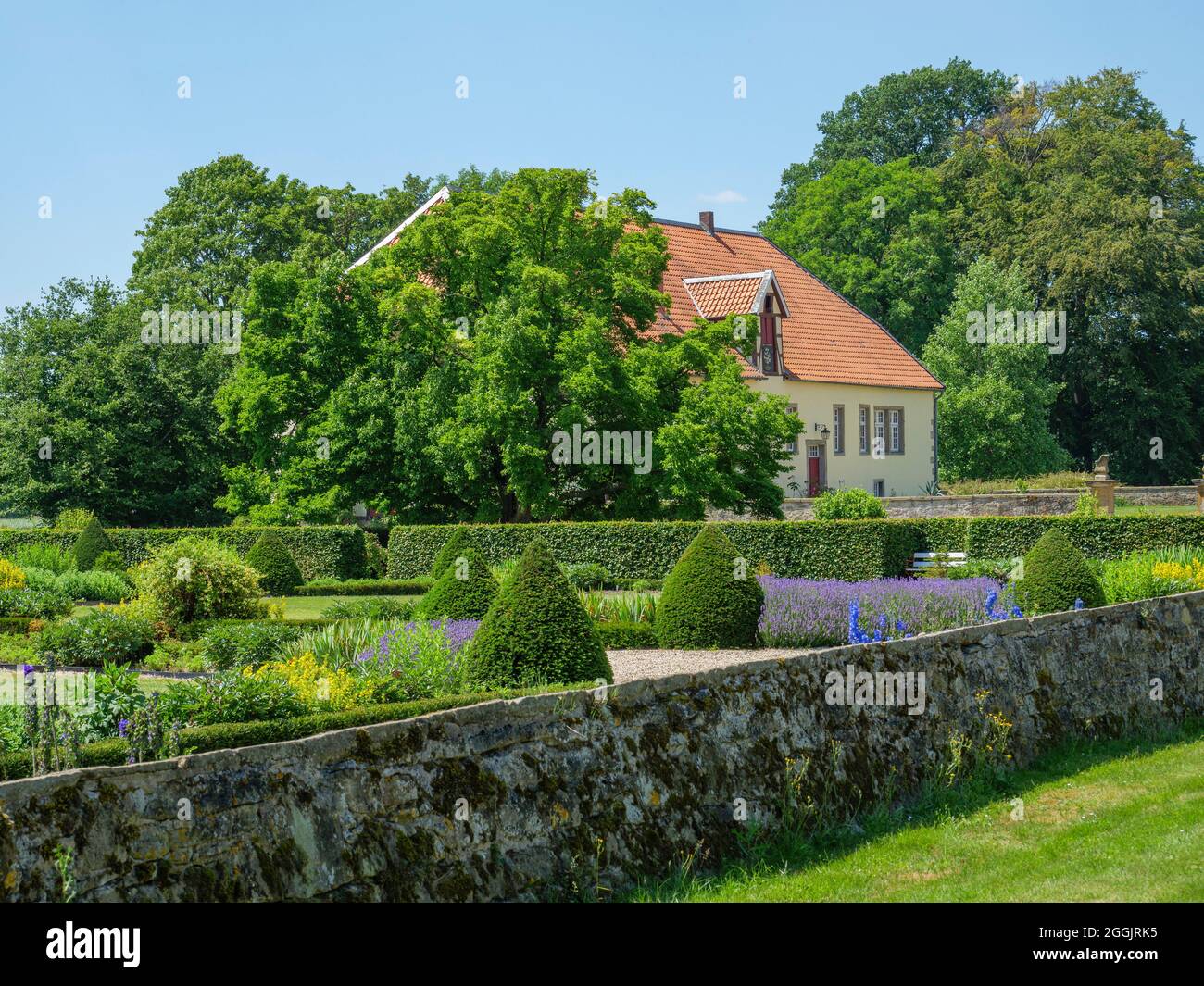 Schloss Gesmold, Osnabrücker Land, Niedersachsen, Deutschland Stockfoto