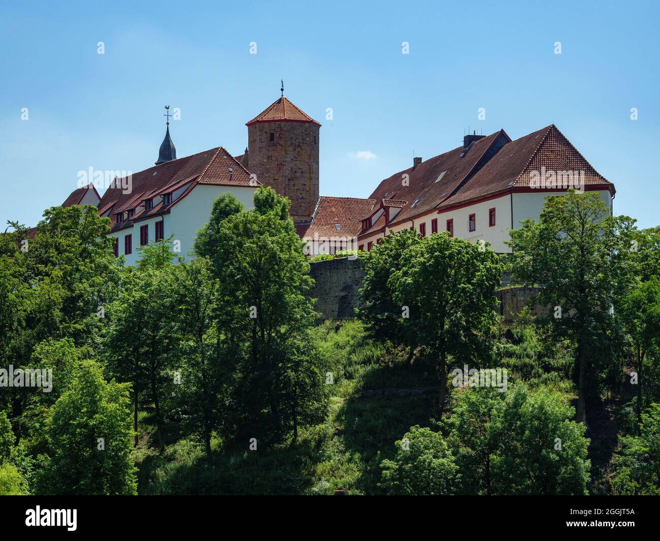 Schloss Iburg, Bad Iburg, Teutoburger Wald, Osnabruecker Land, Niedersachsen, Deutschland Stockfoto