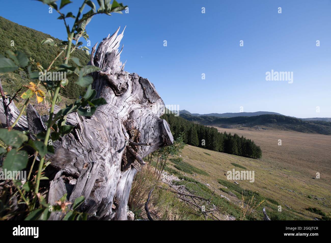 Vado di Sole, in der Nähe von campo imperatore Stockfoto