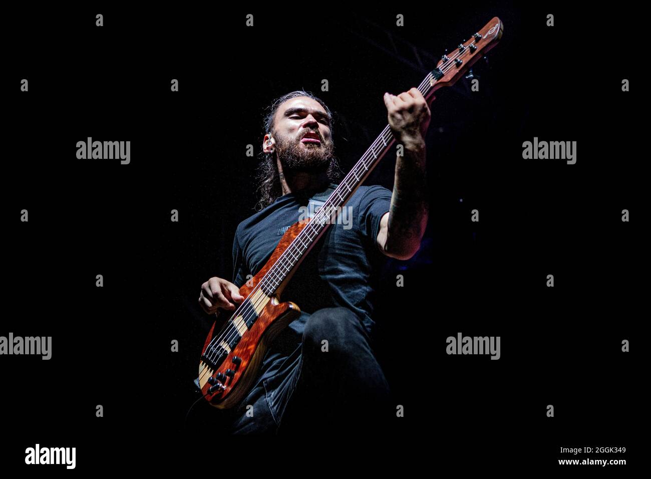 Cremona Italien 29. August 2021 - die ukrainische Heavy Metal Band Jinjer spielt ein Live-Konzert im Luppolo Rock © Andrea Ripamonti / Alamy Stockfoto