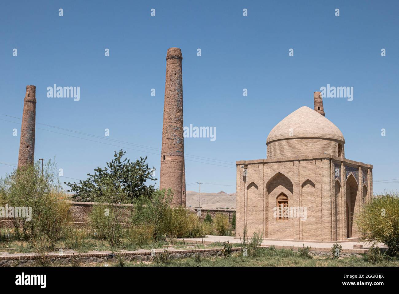 Musalla Minarette aus Herat, Afghanistan Stockfoto