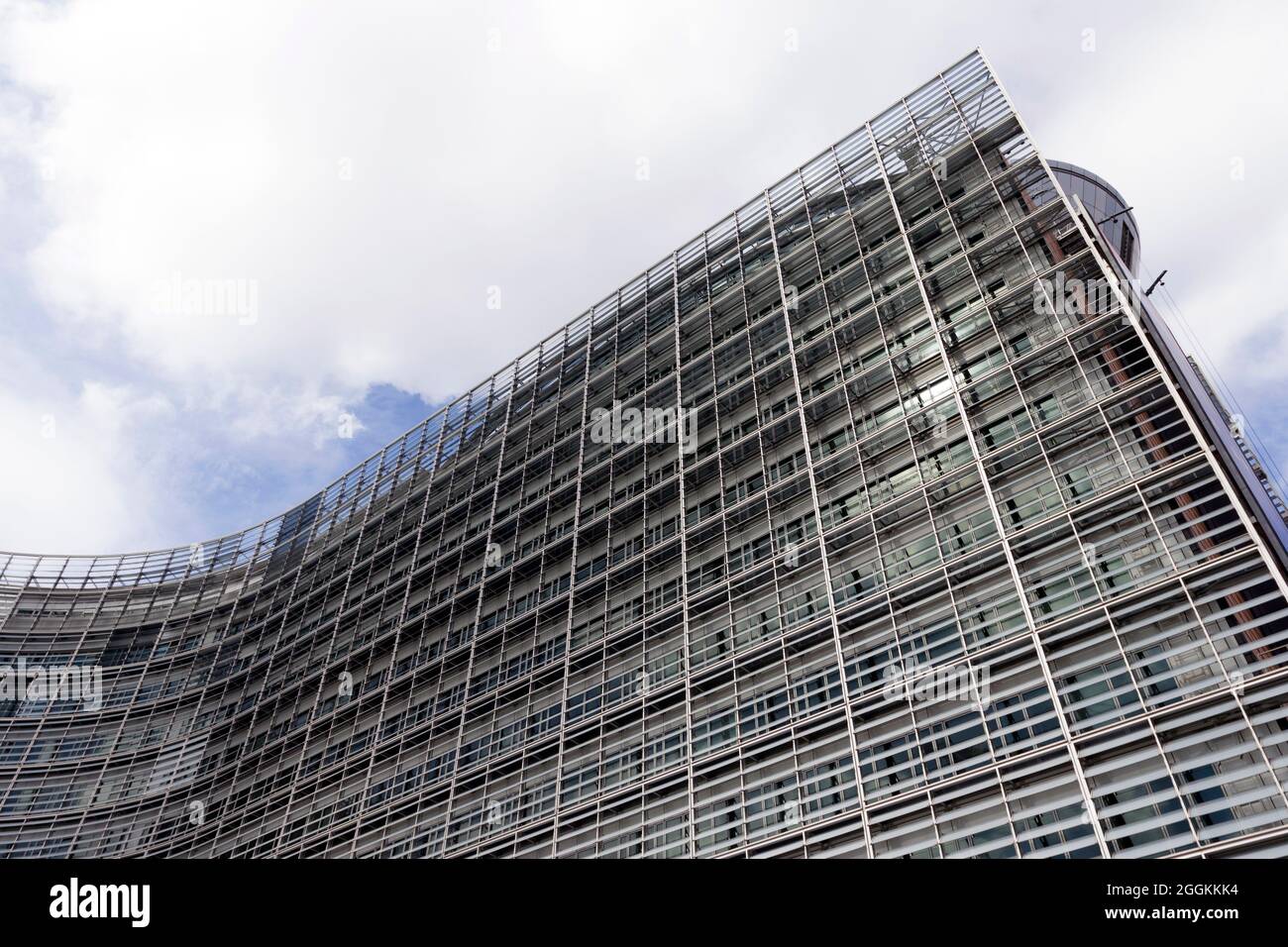 Das Berlaymont-Gebäude, Sitz der Europäischen Kommission in Brüssel, Belgien Stockfoto