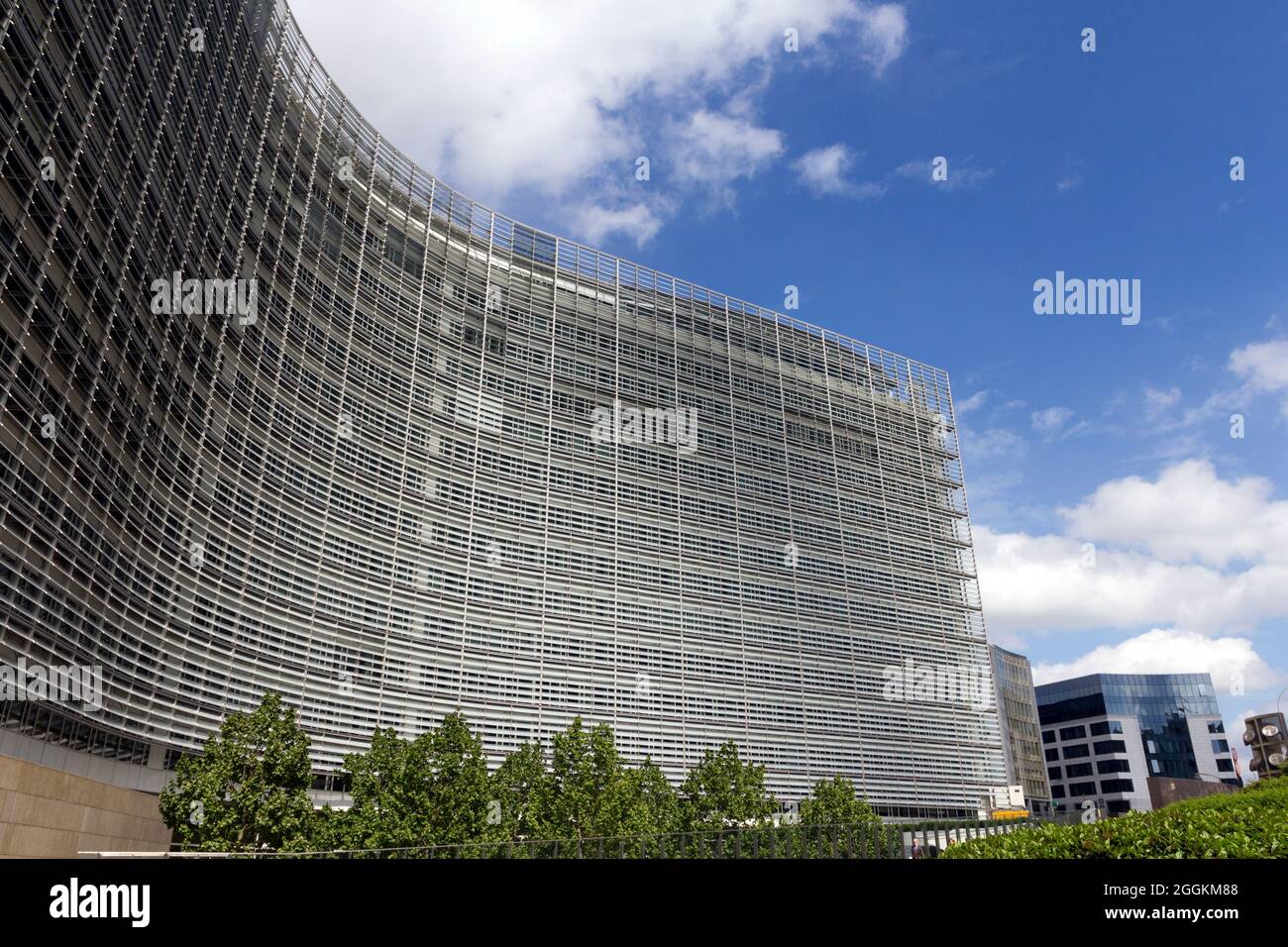 Das Berlaymont-Gebäude, Sitz der Europäischen Kommission in Brüssel, Belgien Stockfoto