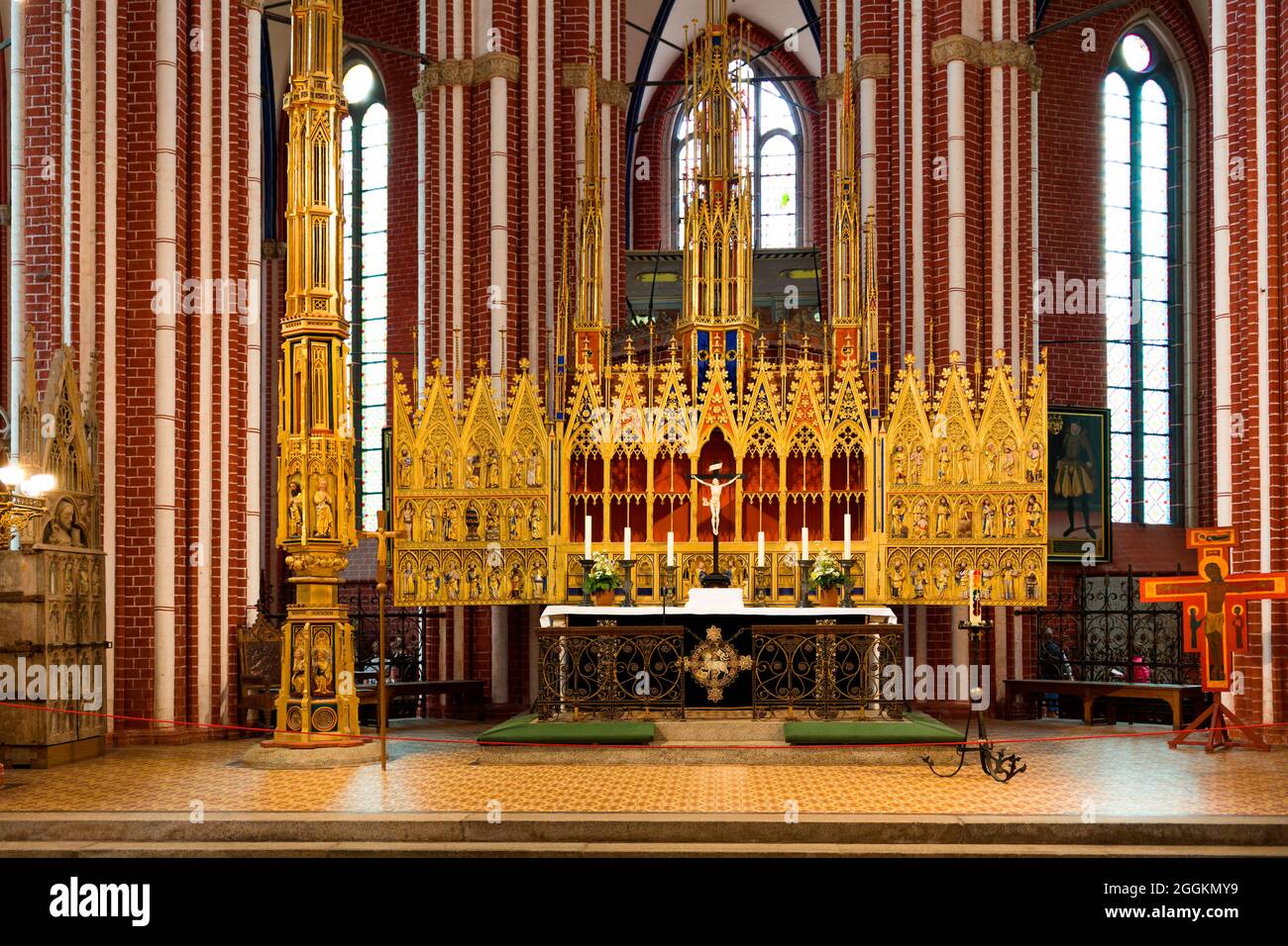 Doberan Minster, Bad Doberan, Mecklenburg-Vorpommern, Deutschland Stockfoto