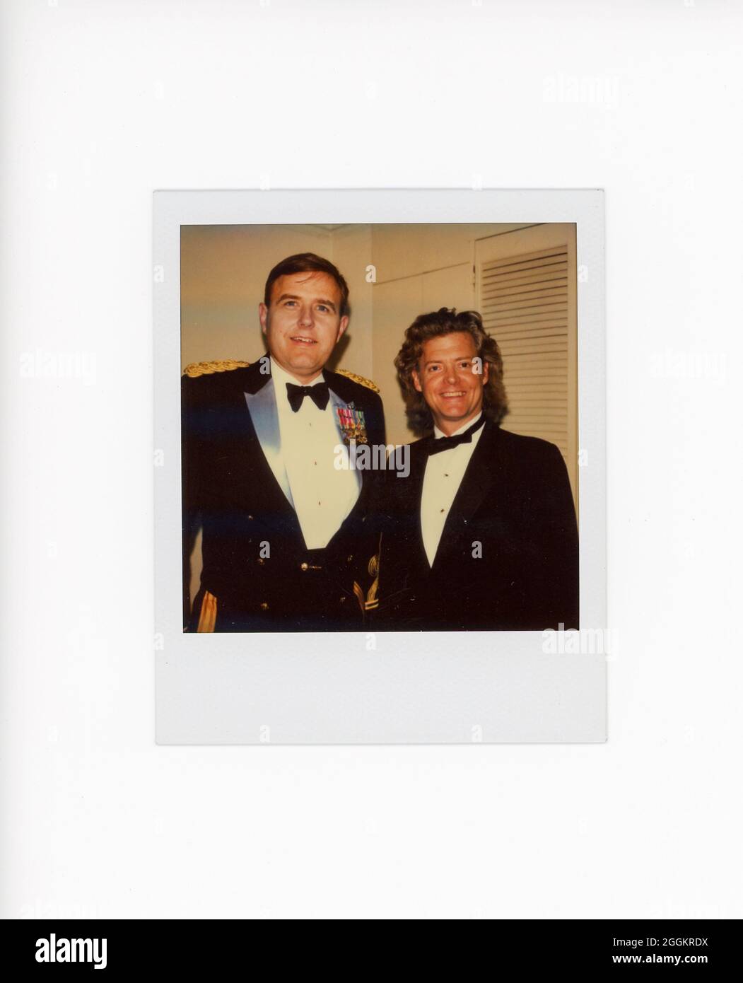 Polaroid-Momentaufnahme im Retro-Stil des 20. Jahrhunderts, USA Stockfoto