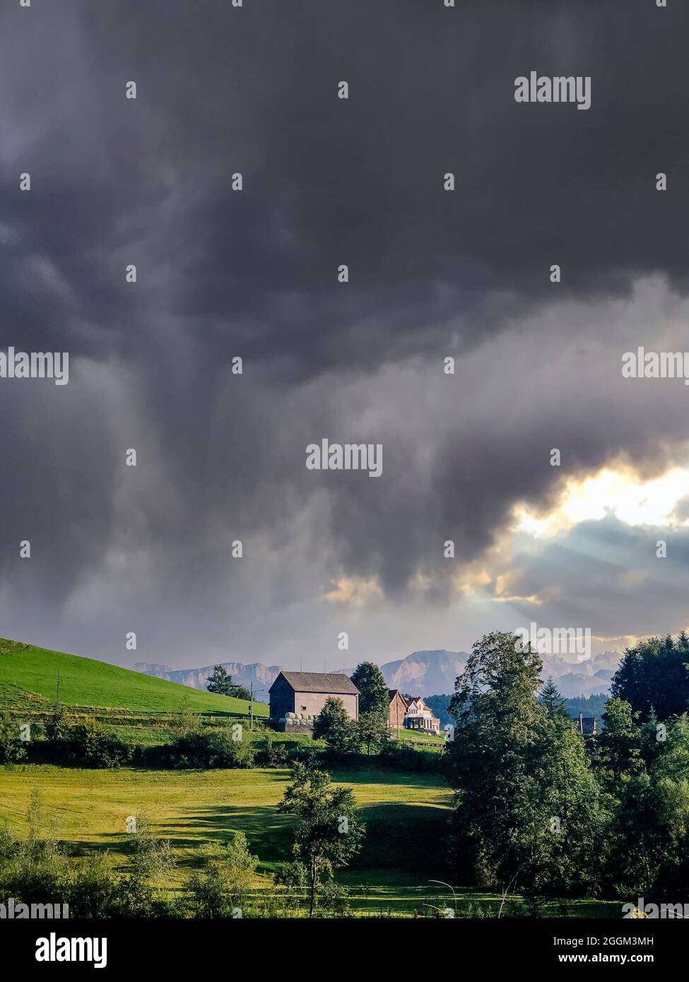 Gais, Ort, Gais AR, Alpen, Appenzell, Schweiz Stockfoto