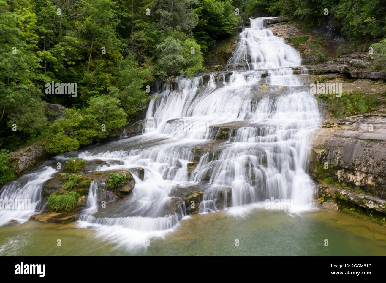 Wasserfall Saut du Day Stockfoto