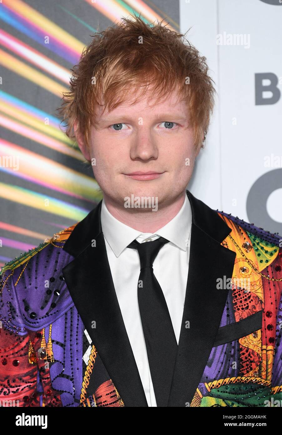 September 2021, London, Großbritannien. Ed Sheeran bei den GQ Men of the Year Awards 2021 in der Tate Modern, London. Bild: Doug Peters/EMPICS/Alamy Live News Stockfoto