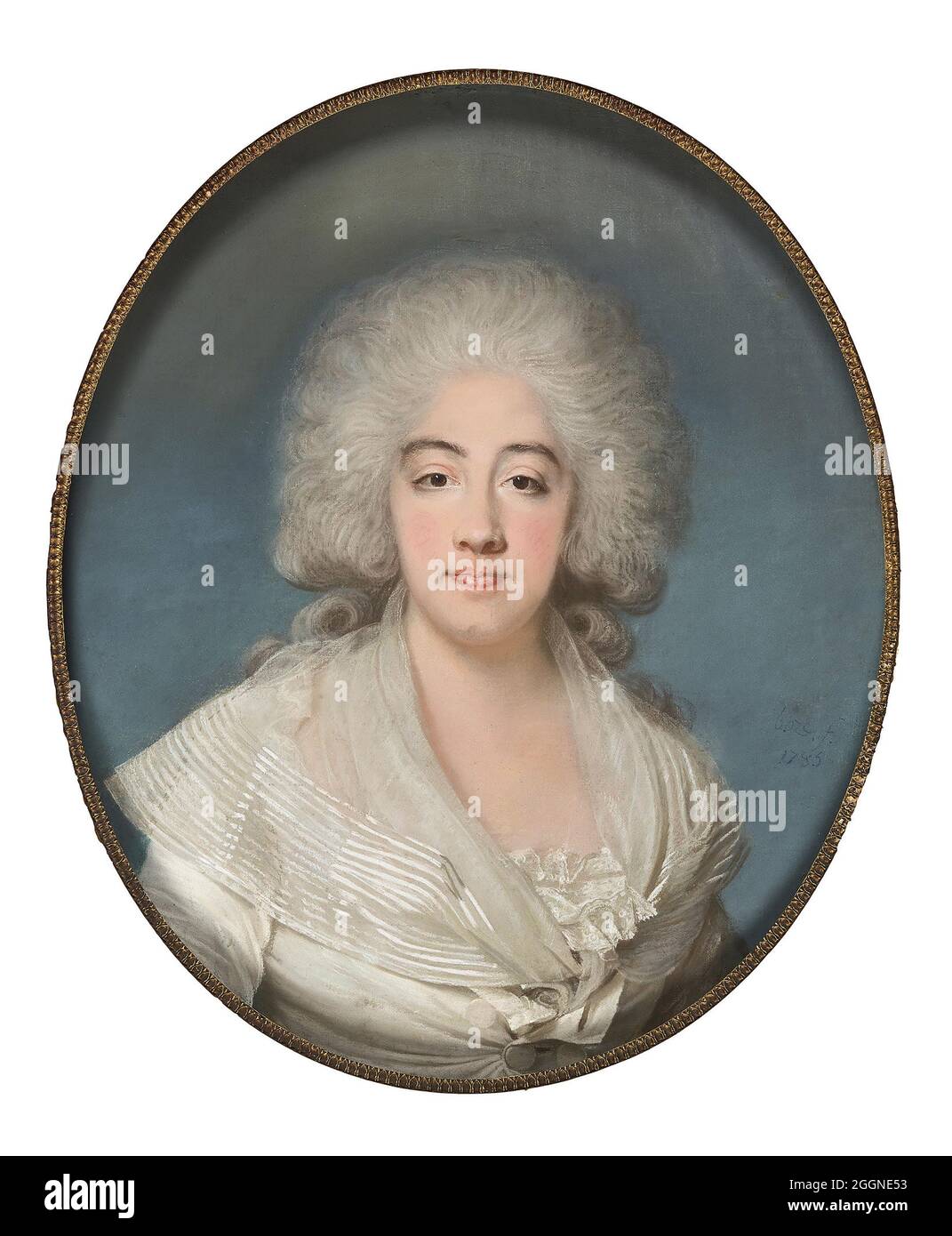 Marie Joséphine von Savoyen (1753-1810), Gräfin von Provence. Museum: Musée de l'Histoire de France, Château de Versailles. Autor: JOSEPH BOZE. Stockfoto