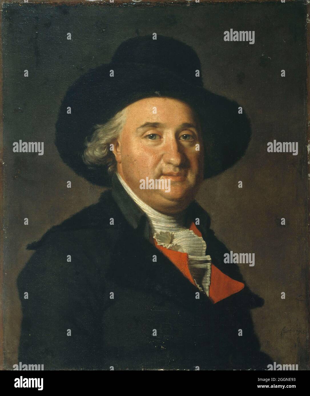 Porträt von Joseph Le Bon (1765-1795). Museum: Musée Carnavalet, Paris. Autor: ANONYM. Stockfoto