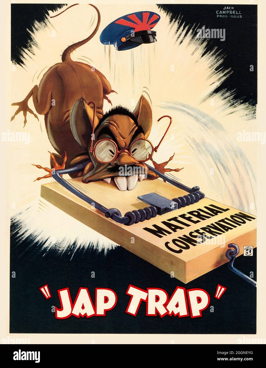 Jap-Trap. Museum: PRIVATE SAMMLUNG. Autor: Jack Campbell. Stockfoto