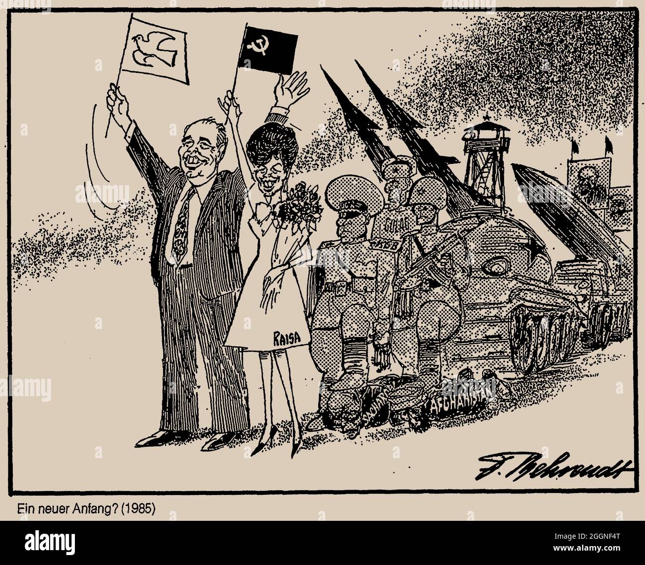 Ein neuer Anfang?. Museum: PRIVATE SAMMLUNG. Autor: FRITZ BEHRENDT. Stockfoto