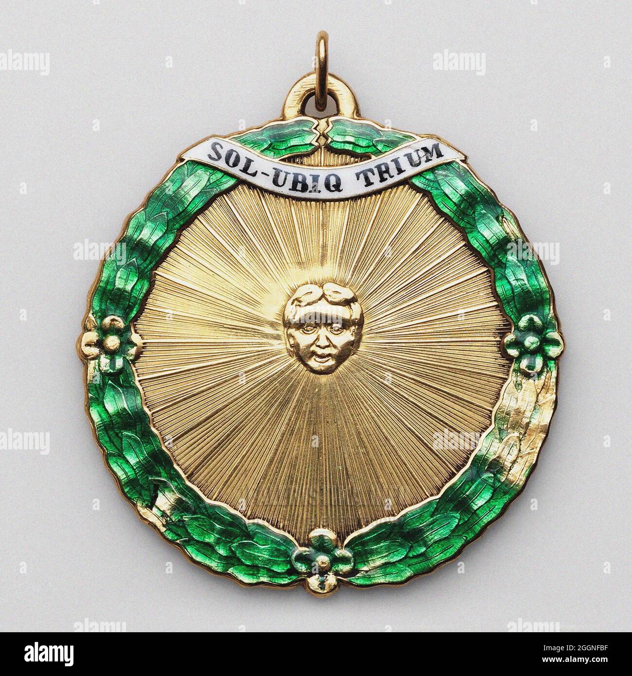 Das kleine Zeichen des Ordens der Sklaven der Tugend. Museum: PRIVATE SAMMLUNG. Autor: Orden und Ehrenzeichen. Stockfoto