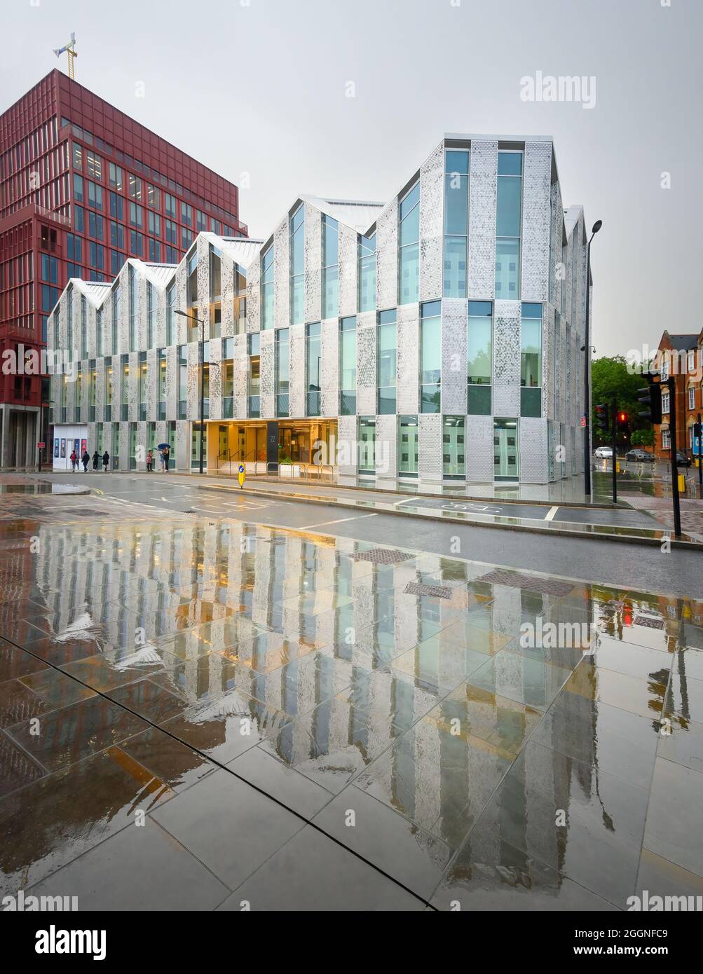 London, England, UK - 22 Büroentwicklung in der Handyside Street von Coffey Architects Stockfoto